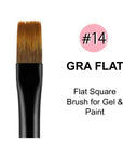 DIAMI Gra Flat #14 Brush