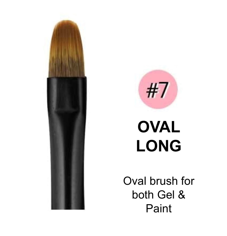 DIAMI Oval Long #7 Brush