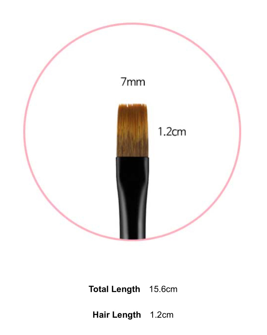 DIAMI Gra Flat #14 Brush