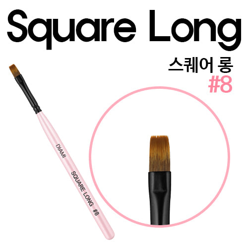 DIAMI Square Long #8 Brush