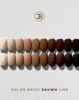 JIN.B Color Brick [BROWN LINE]