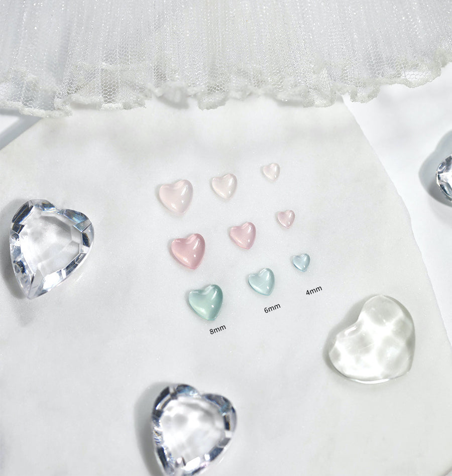 Pochit Opaque Crystal Hearts